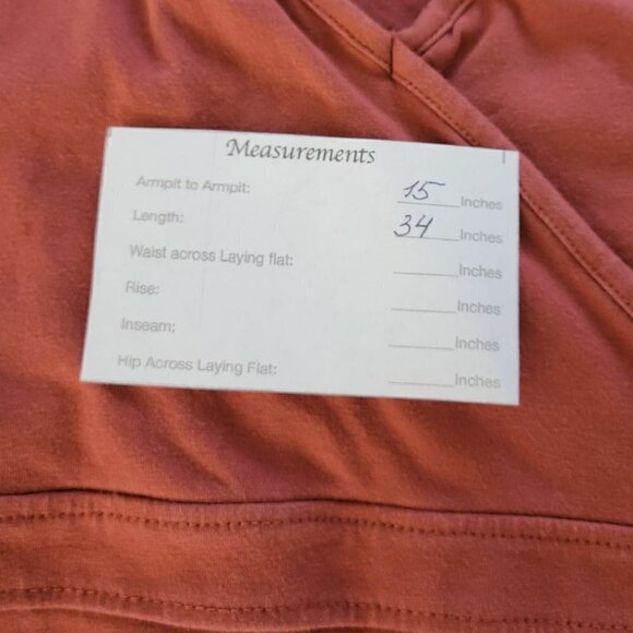 Prana Terracotta Dress #86 Size SX - Picture 3 of 8